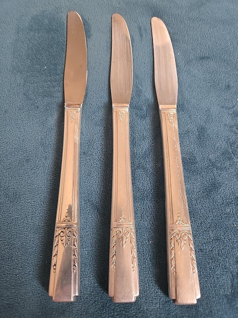 3 Wm A Rogers LADY DRAKE Silverplate Oneida Community Silverware CHOICE Flatware